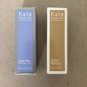 NIB Kate Somerville duo: Goat Milk Moisturizing Cream & Retinol VitC Moisturizer